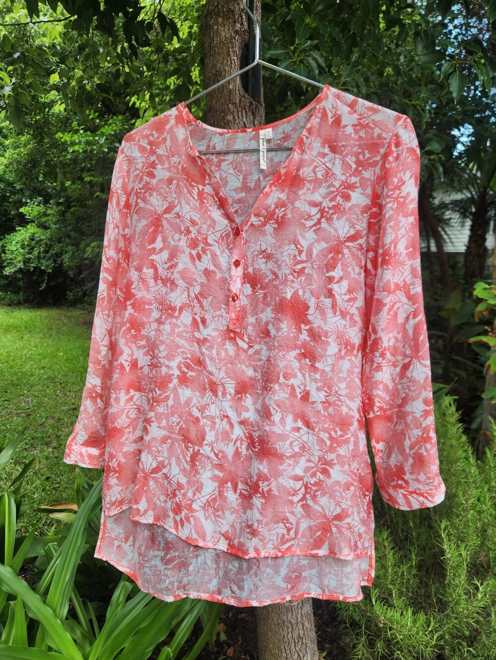 Grand & Green Sheer Top